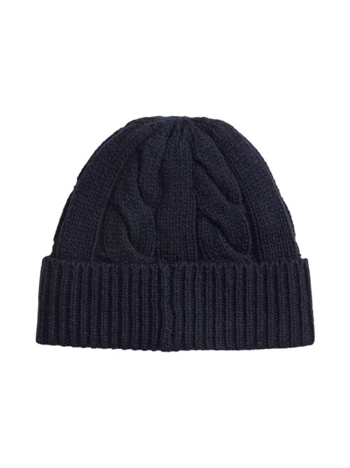 cappello donna a trecce blu con orso Ralph Lauren | 455981433002